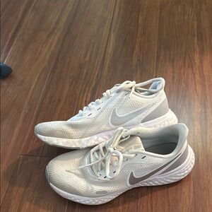 Nike Cream Athletic Sneakers